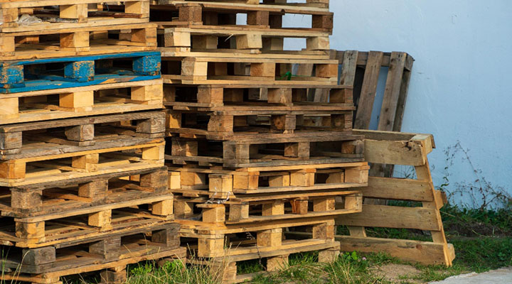 ¿Qué hacer con palets usados en una empresa?