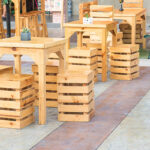 muebles de jardín con palets